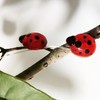 WONFAST Ladybugs Fairy String Lights, 9.8ft 30LED Ladybug Silver Wire