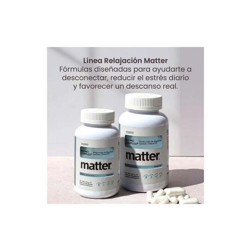 MATTER SMART - Magno-Complex, Bisglicinato de Magnesio Quelado - 100