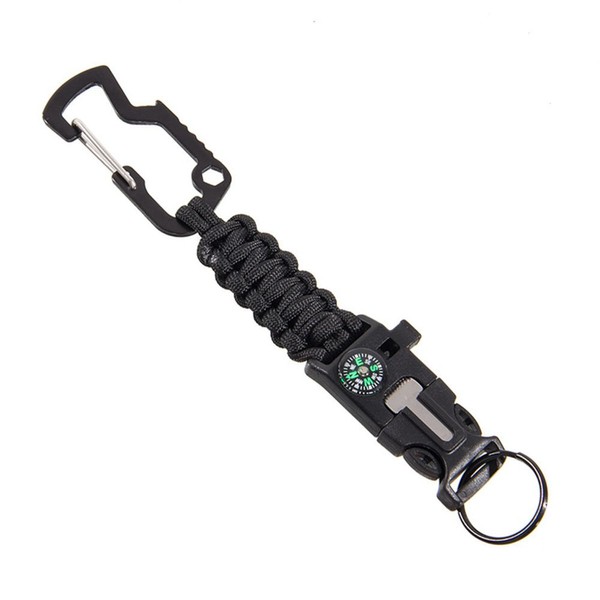 MansWill Outdoor Survival Kits, 7-Core Paracord Keychain Sports Equipment