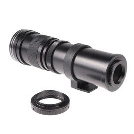 Hersmay 420-800mm F/8.3-16 Telephoto Zoom Lens Manual Focus Super Telephoto Lens for Nikon D500 D600 D610 D700 D750 D800 D810 D850 D3500 D5000 D5100 D520 000 D5300 D5500 D5600 D7100 D7200 D7500