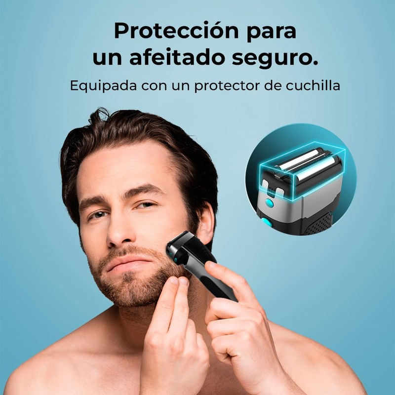 Cecotec PrecisionCare X-Trimm Wireless Triple Beard Trimmer with 3 Stainless