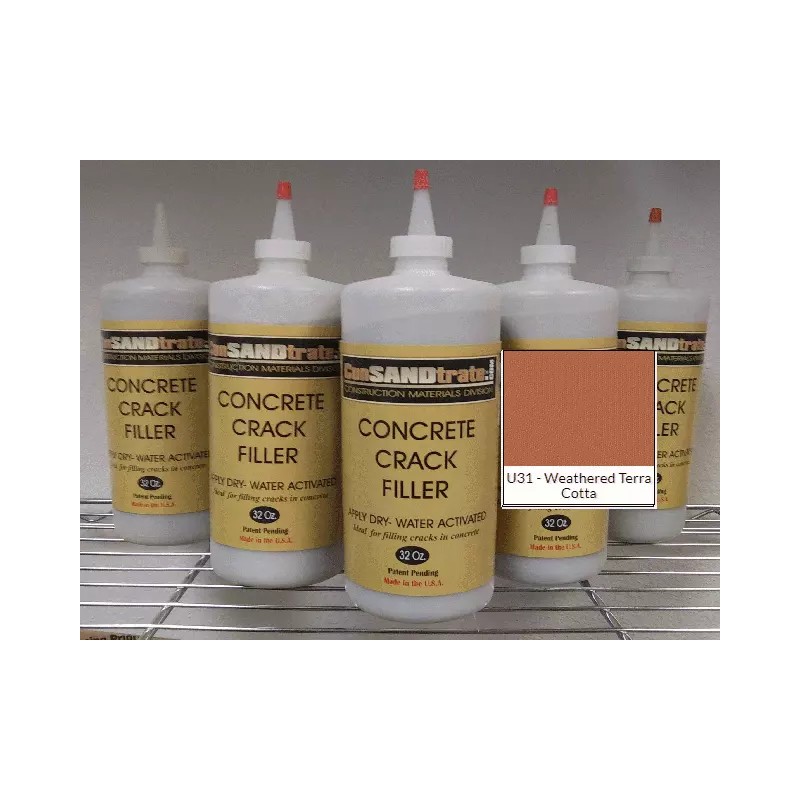 ConSANDtrate Colorized Concrete Crack Filler - HAMPHIRE RED