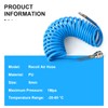 TAILONZ PNEUMATIC 5M PU Air Spiral Hose with 8 mm