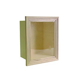 Artemio Wooden Window Frame for Miniatures 23.5 x 28.5 x 14 cm, Wood