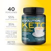 EVOLUTION, Suplemento Alimenticio en polvo, Keto Coffee Creamer, Crema de