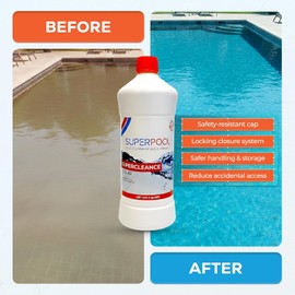 Swimming Pool Clarifier - Spa Clarifier & Hot Tub Clarifier for Fast Acting Cloudy Water Treatment, Liquid Pool Water Clarifier for Crystal Clear Water -