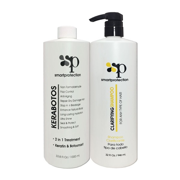 Kerabotos & Clarifying Shampoo 33.8oz - 2 in 1 Treatment
