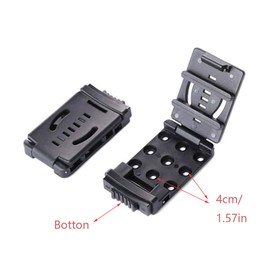 SPECIAL PIE Tactical Universal Utility EDC Belt Clip Nylon Belt Clip Large with Hardware Outdoor Loops Belt (5 Packs)