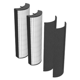 Pure Enrichment Genuine 2-in-1 True HEPA Replacement Filter for the PureZone Elite 4-in-1 Air Purifier - 2 Pack (PEAIRTWR)