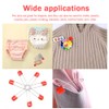 Hocansen 50 PCS Safety Pin 54mm/2.2in Baby Diaper Pins for