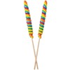 Jumbo Rainbow Twist Swirl Lollipop, Mixed Fruit Flavor, Individually Wrapped,
