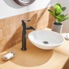 BWE Bronze Vessel Sink Faucet Waterfall Single Handle Bathroom Faucet