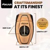 XIKAR Flip Dual Cigar Cutter - Versatile 64-Ring Gauge V-Cut