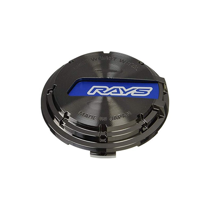 RAYS GRCAP-BLCR4 Center Cap Set, Glam Lights, Blue/Black Chrome, Set