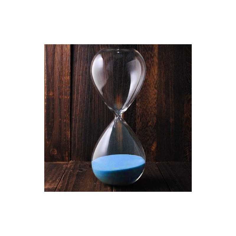 Graces Dawn Transparent Glass Hourglass Sand Timer 60 Minutes with