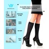 Winterlace Women’s Trouser Socks, Opaque Stretchy Nylon Knee High, Many
