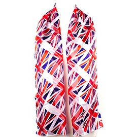 Mytoptrendz® British UK Union Jack Flag Patten Scarf Soft Lightweight Wrap Unisex Accessory (Multi Flag Union Jack)