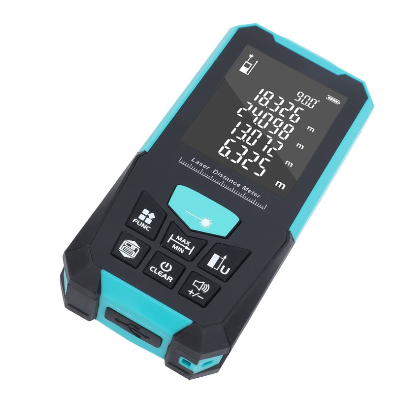 Laser Measure 0.05‑100m 2.4 Inch LCD Backlit Screen IP54 Waterproof