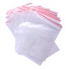 Pakomat Zip Bags, Pack of 100, Transparent Zip Pockets, Snap