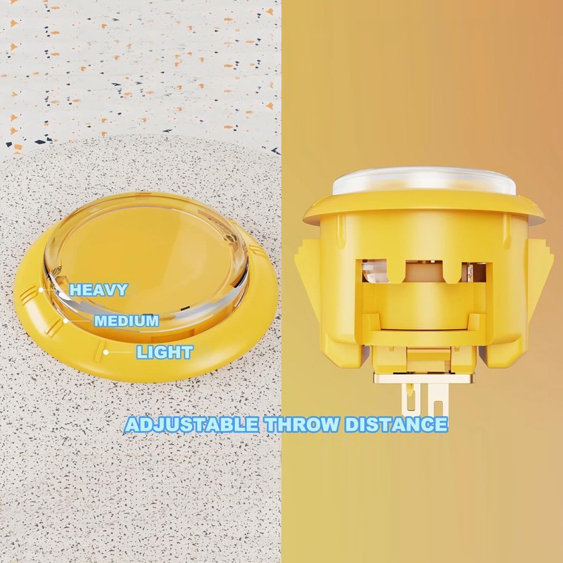 qanba Gravity KT Arcade buttons Mechanical 30mm Snap-in Mechanical Pushbutton