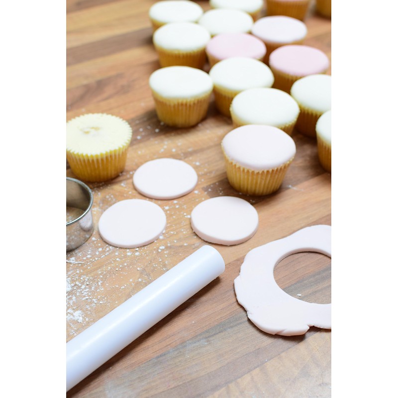 Tala Fondant Rolling Pin, White, 23cm Wide