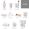 Creative Scents Vanda White Trash Can 1.48 Gal / 5.6L