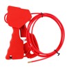 Adjustable Cable Lockout Industrial Valve Shutdown Tagout Stainless Steel Safety