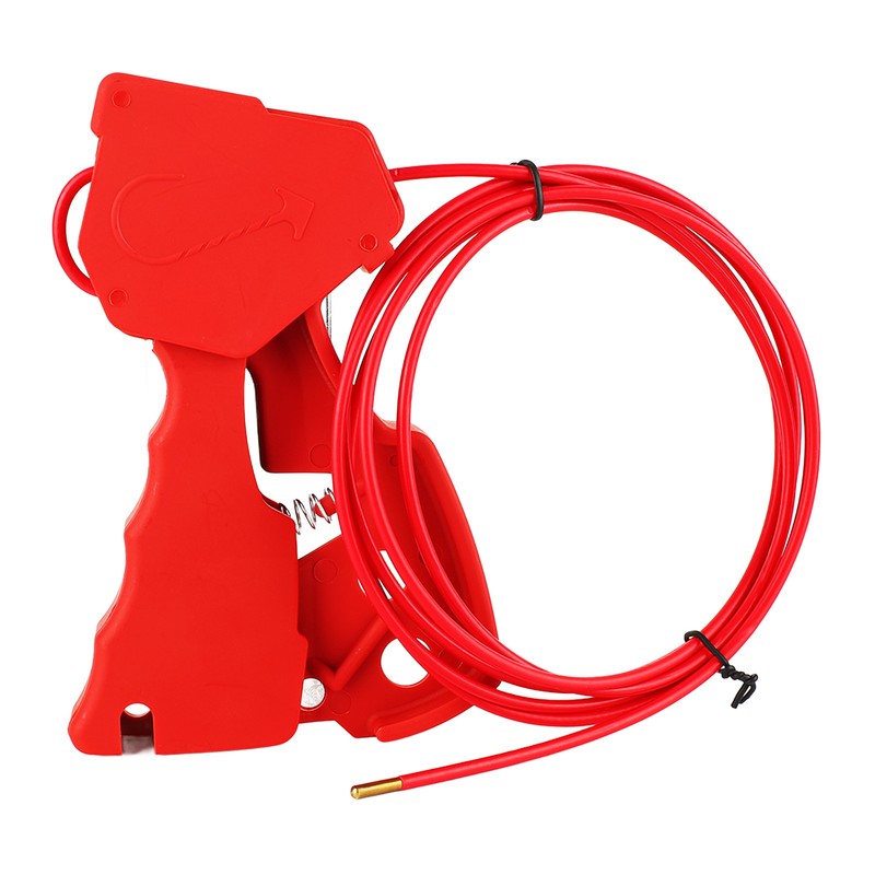 Adjustable Cable Lockout Industrial Valve Shutdown Tagout Stainless Steel Safety