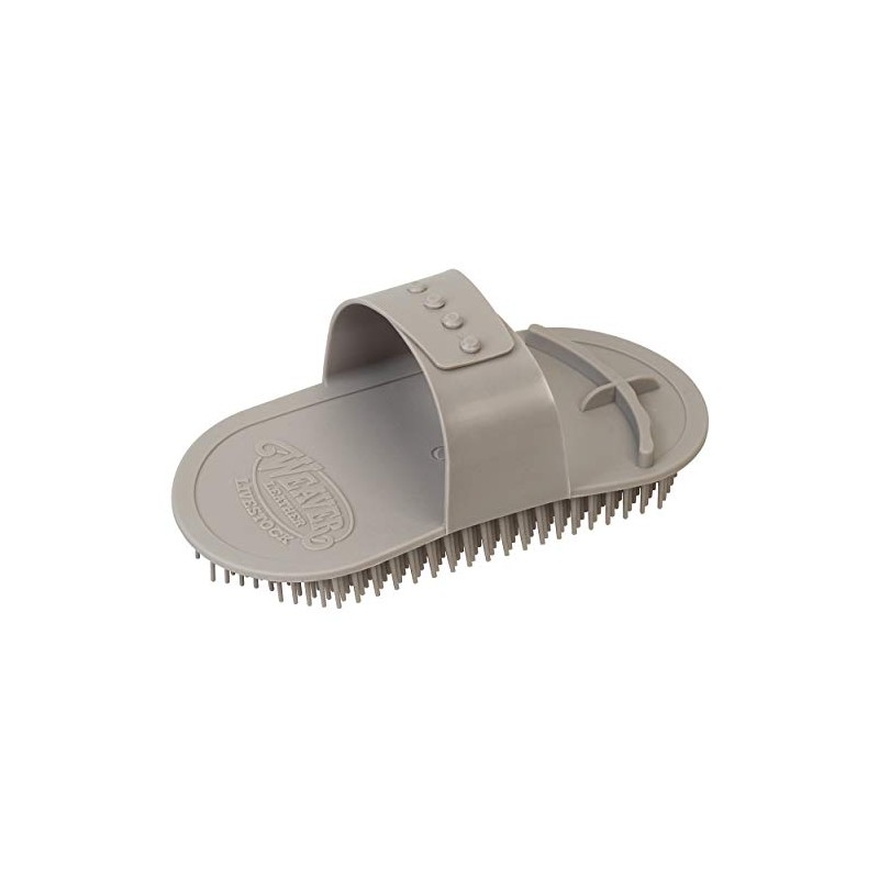 Weaver Livestock MASSAGE BRUSH, GRAY Grey