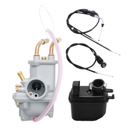Hoypeyfiy PW50 Carburetor Air Filter and Throttle Choke Cable Kit replacement for Yamaha PW50 Y-ZINGER