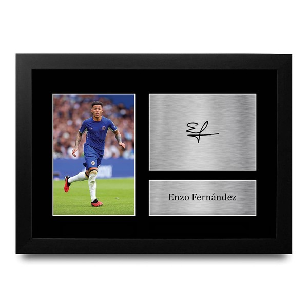 HWC Trading FR A4 Enzo Fernandez Chelsea Gifts Printed Signed