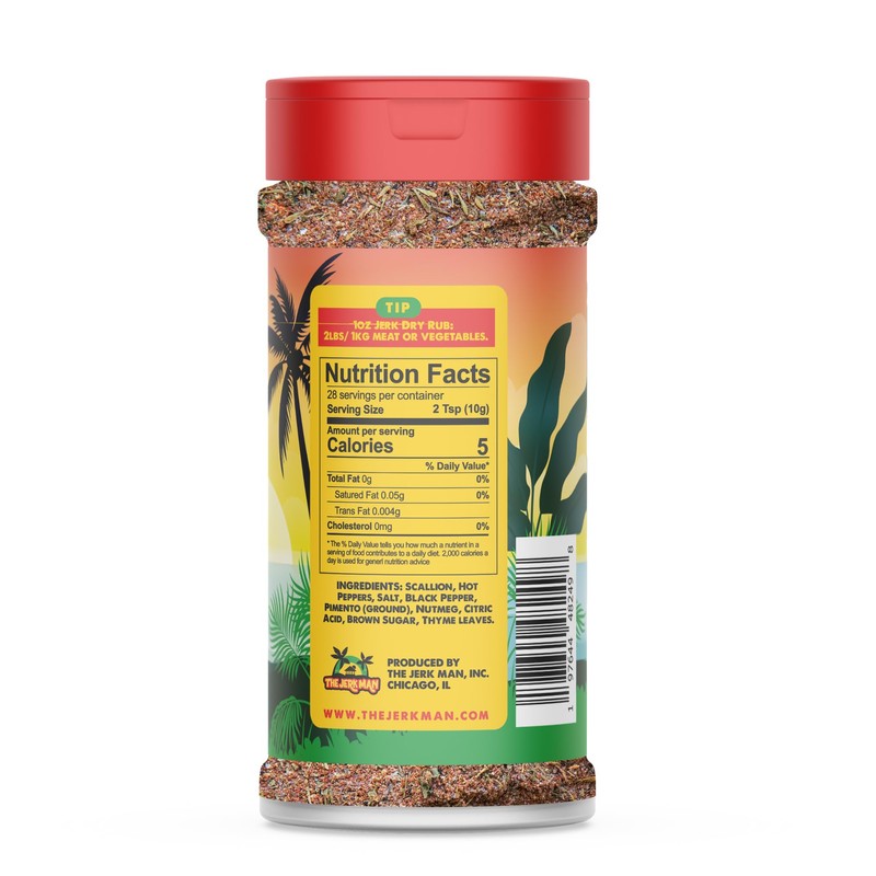 The Jerk Man Jamaican Jerk Seasoning - Spicy Dry Rub