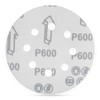 YoiYee 600 Grit Sanding Discs Pads, 8 Holes, 125mm/5-inch Hook