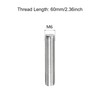 TA-VIGOR 5Pcs M6 x 60mm Fully Threaded Rod, 304 Stainless