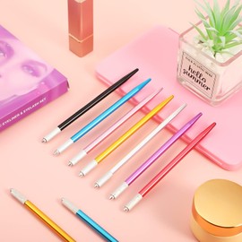 20 Piezas Bolígrafo Microblading Plumas de Tatuaje de Cejas Plumas Manuales Ligeras de Tatuaje Bolígrafo de Maquillaje de Tatuaje de Aluminio para Mujer Hombre Salones de Tatuaje, 7 Colores