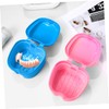 GLEAVI Holder Case Lid Box for Full Dentures Household Case
