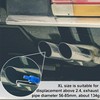 X AUTOHAUX 2pcs XL Size Car Turbo Whistle Aluminum Alloy