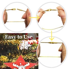 150PCS Price Tag Strings,20cm Metallic Twine String,Green String Twine,Metallic String For Hanging Craft&Card,Nylon String Hang Tags Tag Rope with Snap Lock for Products Clothes Brand Tag Price