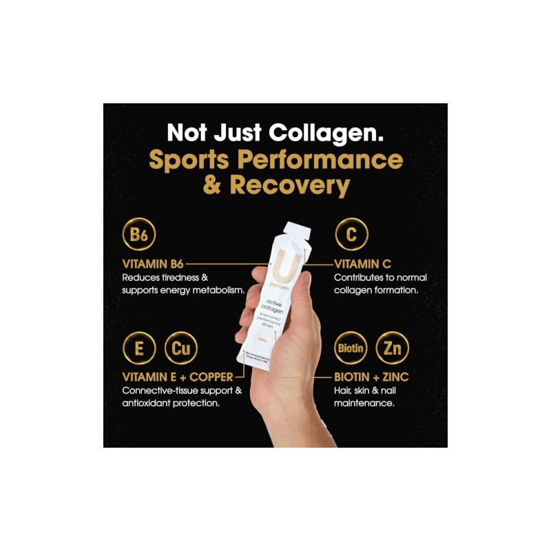 U Perform Active Collagen Gel, 8000mg Bovine Collagen Supplement with