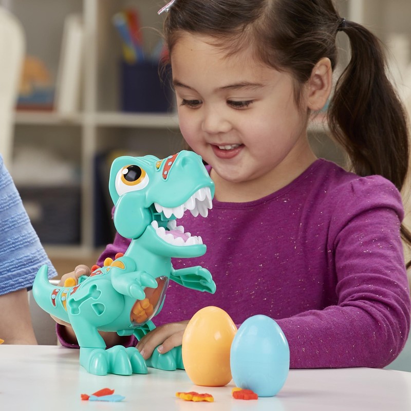 Play-Doh Crunching T Rex Toy with Sounds Play Doh Eggs