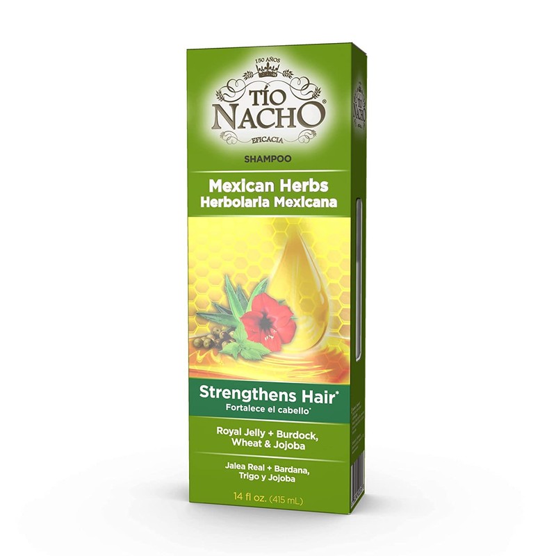 TIO NACHO Mexican Herbs Shampoo 14 oz (Pack of 4)