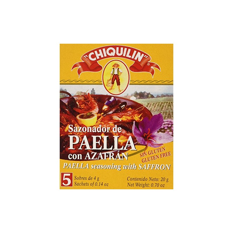 Paella Seasoning Sachets with Saffron