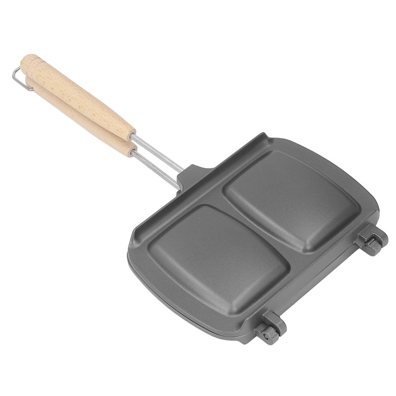 Double Sided Frying Pan Fast Heat Conduction Evenly Heated Detachable