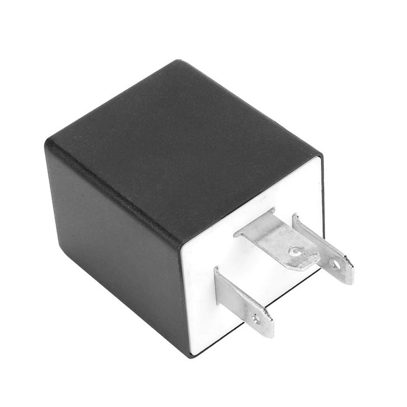 Haosie 3 PIN Adjustable Flash Relay, Turn Signal Flash Relay,