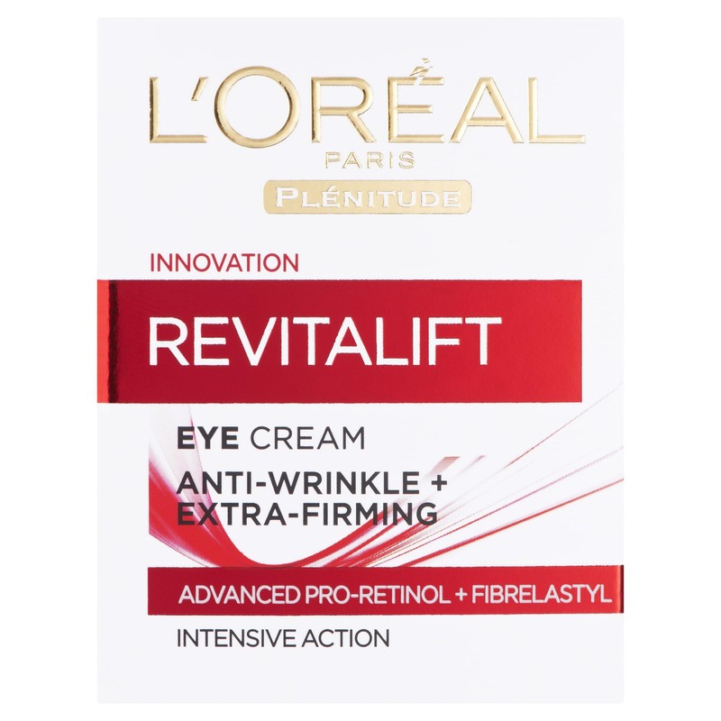 L'Oreal Revitalift Anti-Wrinkle Eye Cream, Mix (Packaging may vary), 15