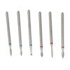 Russian Manicure Drill Bits,Russian Cuticle Drill Bit Set,6pcs Cuticle Remover