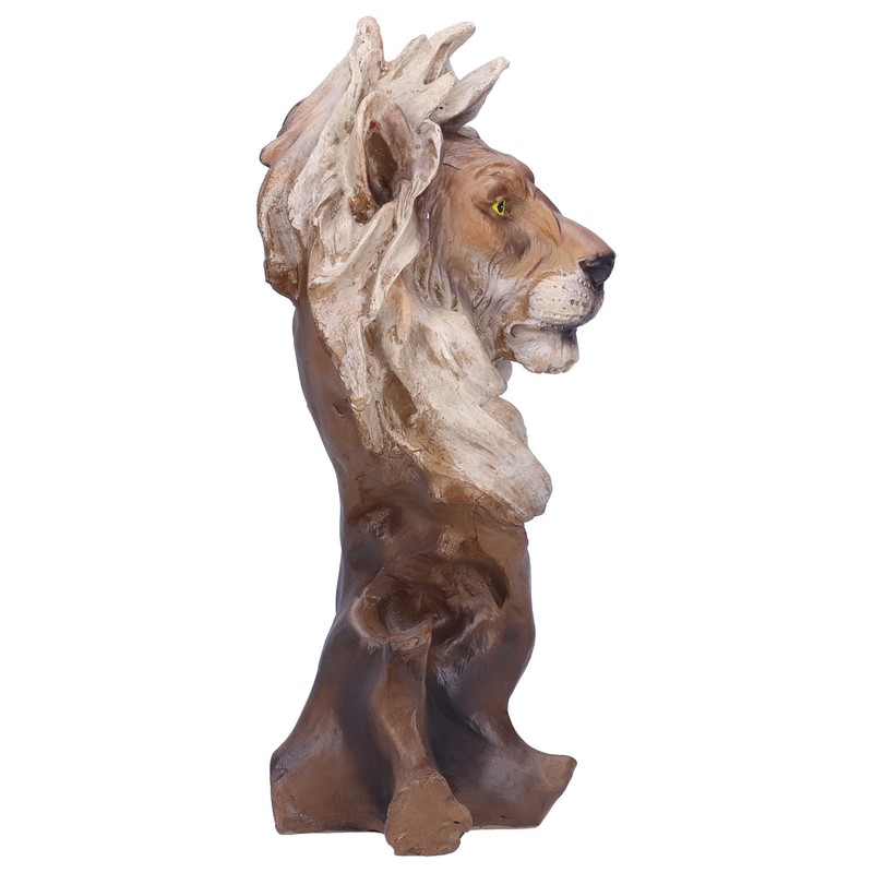 Resin Craftwork Craft Animal Sculptures Decorative Ornament Home Office DecorationLion