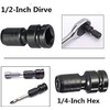 TA-VIGOR 2Pcs Nut Setter Driver Drill Bit Set, 1/4 inch