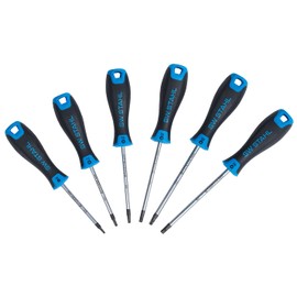 SW-Stahl 32812L T-Profile Screwdriver Set I T10-T15-T20-T25-T27-T30 mm I TX Screwdriver Set I Extra Long I Tool Set 6 Pieces