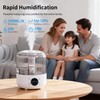 3L Top Fill Cool Mist Ultrasonic Humidifier for Bedroom, 30H